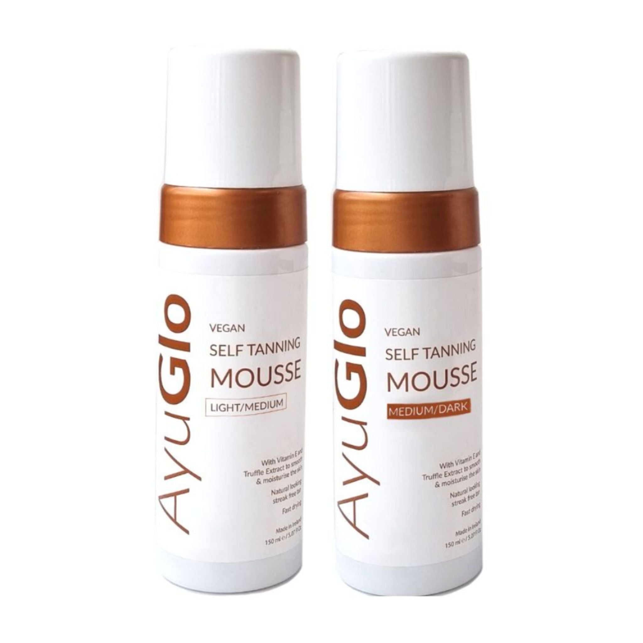 AyuGlo Vegan Self Tanning Mousse